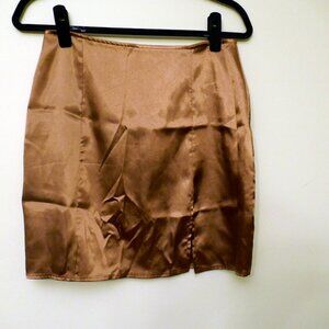 Windsor Alluringly Chic Satin Mini Skirt